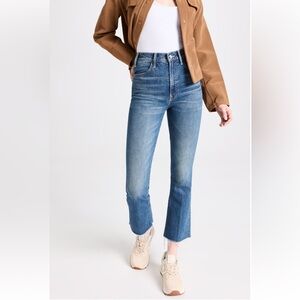 MOTHER
The Hustler Flood Fray Jeans- Beer Me 26